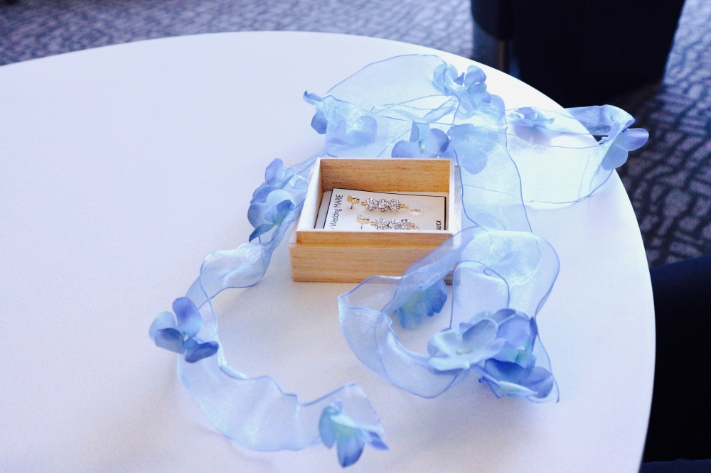 【JULICA ジュリカ】my best friend’s wedding in LA, bridesmaid, wedding swarovskiearrings