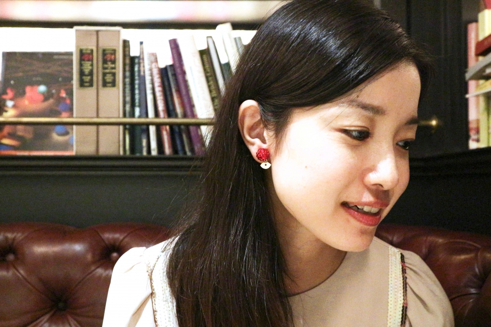 【JULICA ジュリカ】swarovski earrings-MYBONBON. スワロフスキーイヤリング「マイボンボン」、伊勢丹LADIES & GENTLEMENにて。