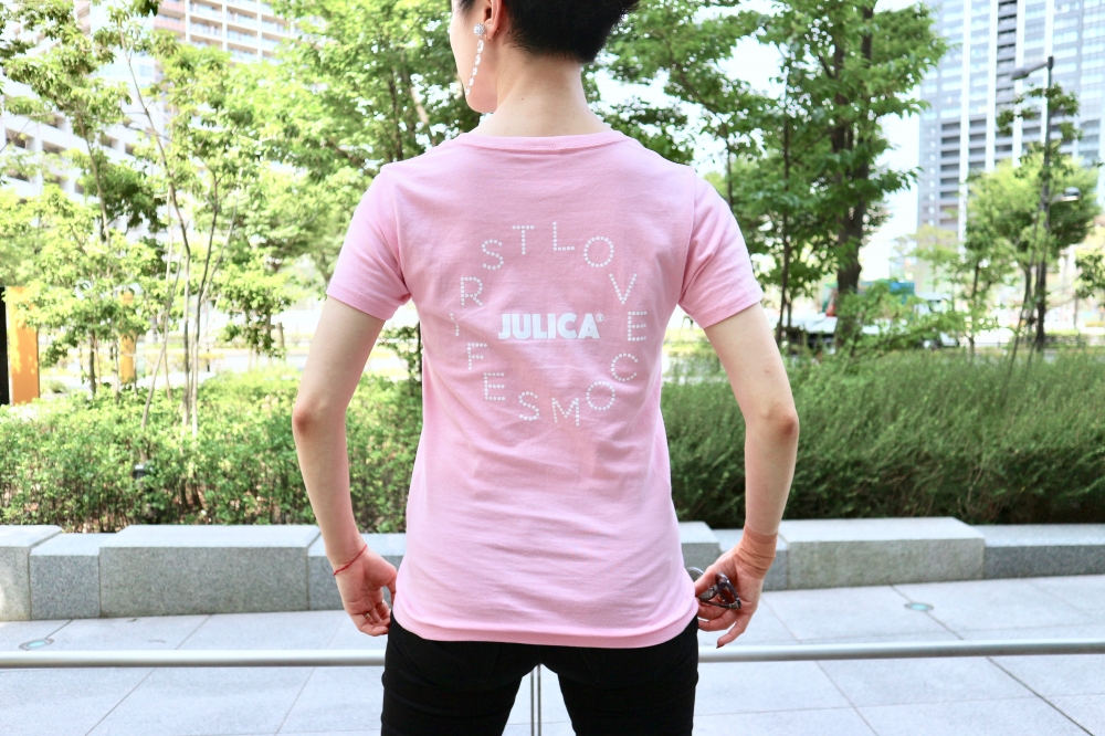 【JULICA ジュリカ】ジュエリーデザイナーゆり香のジュエリーとイヤリングのファッションコーデや大好きな銀座を紹介するブログ。ジュリカ初のオリジナルTシャツとIPHONEケースができました!