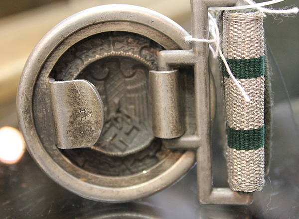 Ｗワイマールドイツ軍＊１９２９年型＊鉄兜団バックルベルト＊１００ｃｍ（実物） Wワイマールドイツ軍＊1929年型＊鉄兜団バックルベルト