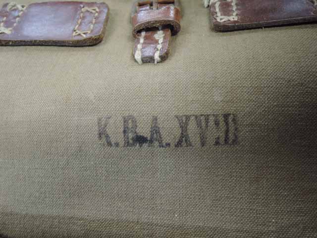 あと1年で100年物、帝政ドイツ軍 M1895背嚢 | Chicago Blog