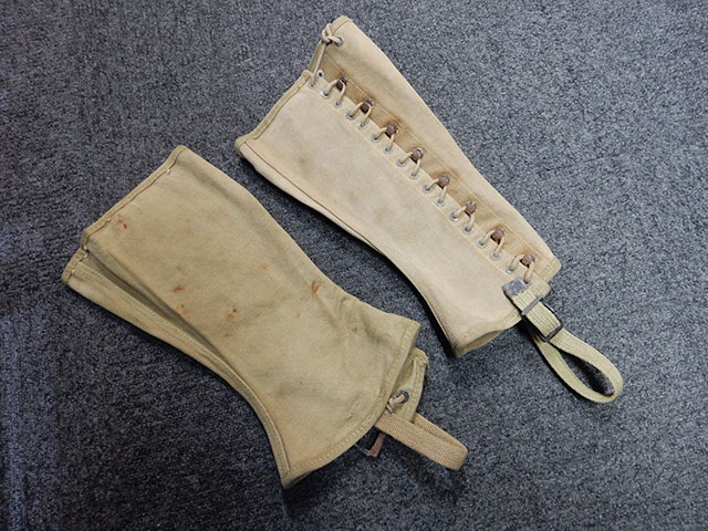 WW2 US ARMY 実物 M1938 レギンス 美品 ゲートル 脚絆 - 個人