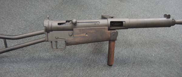 実物 ステンガン MK5 木製 フォアグリップ NorthEast Sten（GBB
