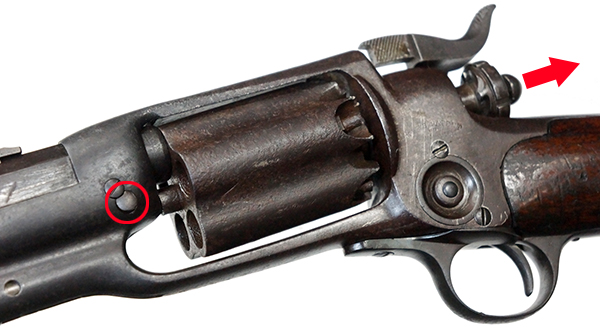 DENIX COLT/コルト M1855 リボルバーライフル 装飾銃 - その他