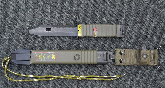 米軍放出品 実物 希少 海兵隊 M10 銃剣 バヨネットシース ナイフ
