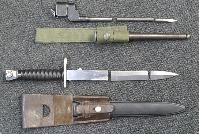 [バヨネット] 銃剣　刃切断合法品　刃無し 陸上自衛隊 64式銃剣 六四式銃剣 鞘 バヨネット サカバード 個人