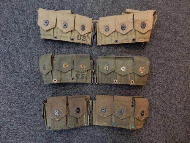 新品　米軍　レプリカ　OD色　M1923　カートリッジベルト　M1ガーランド YMCLKY 米軍タイプ WW2イクイップメントシリーズ M1923