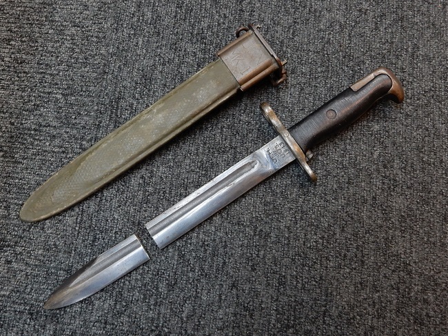 鞘にUSN MK1刻印有りなU.S. M1 銃剣 | Chicago Blog