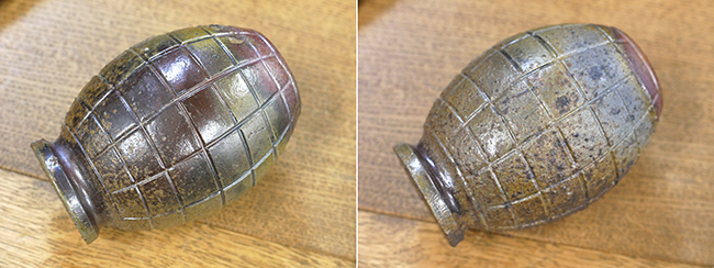 兵器というより工芸品? 陶製手榴弾 | Chicago Blog