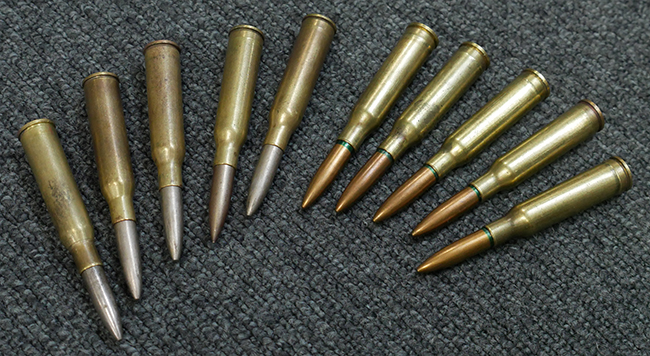 三八式歩兵銃 模擬弾 ダミーカート 旧日本軍 銃弾 10発 クリップ付き 貴重 当時物 実物 アンティーク 日本軍 6.5mm リアル ダミー カートリッジ 三八式歩兵銃 モデルガン