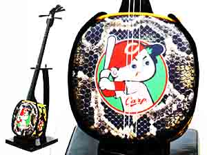 プロ野球ロゴ入り三線広島東洋カープ