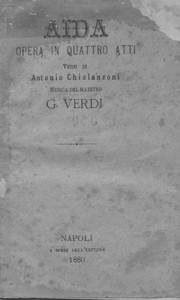 AIDA libretto