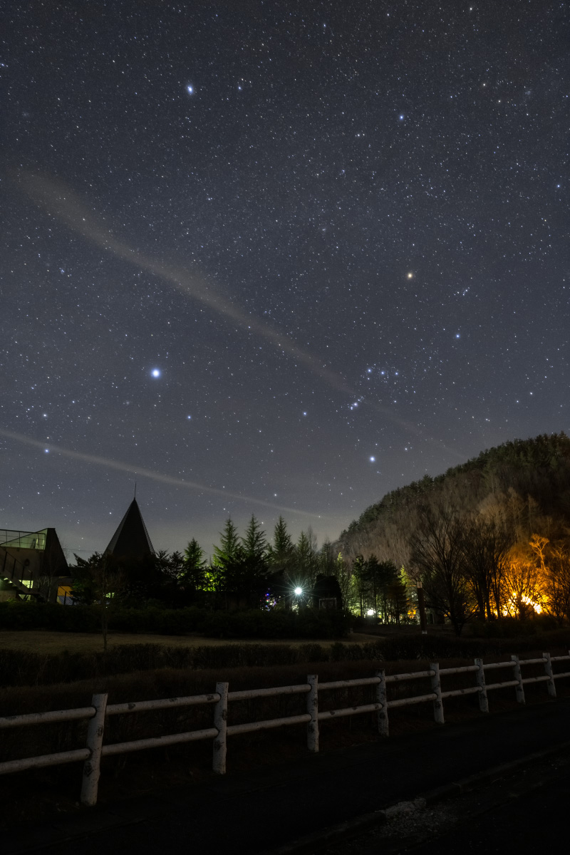 飛行機雲は勘弁してほしいなあ 星空が好き 猫も好き