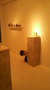 画廊にて
