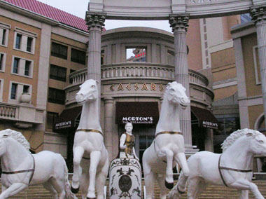 CaesarsHotelの玄関