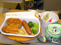 機内食朝4.15
