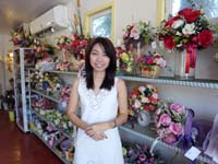Iris Florist(オーナーのスッニサーさん)