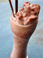 red bean smoothie