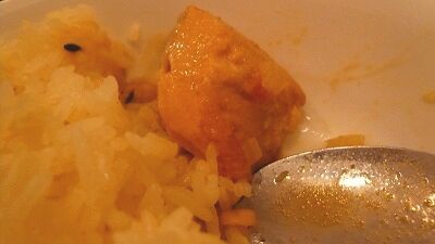 727 インディアンチャイハウス 鮭カレー