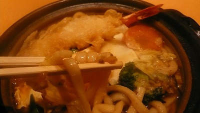 866 つづらお 鍋焼きカレーうどん