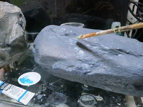 賽の河原 2 発泡スチロールでつくるリアルな石 | 瞳に四角い鰯雲