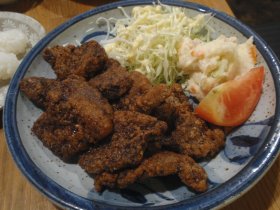 くじらの竜田揚げ