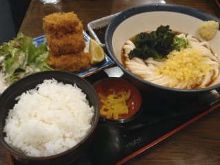 カキフライ定食