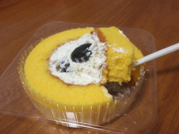 プレミアム丹波黒豆と芋栗のロールケーキ