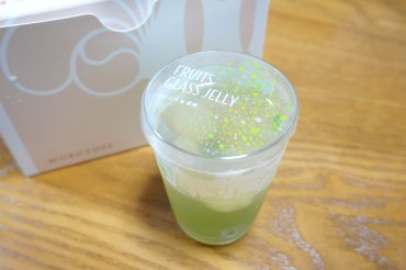 白ぶどうと巨峰のゼリー