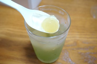 白ぶどうと巨峰のゼリー