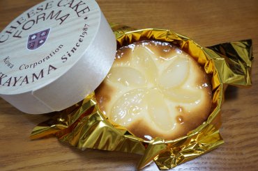 りんごと紅茶のチーズケーキ