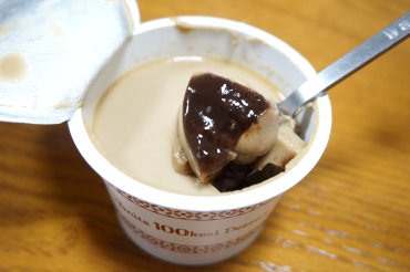 カフェモカプリン 濃厚カカオソース