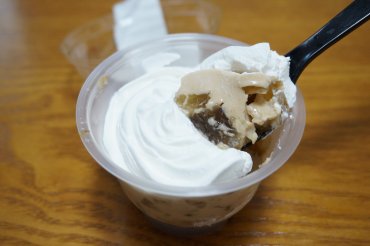 黒みつ寒天・きなこムース