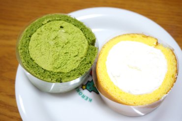 プリンロール・宇治抹茶ロール