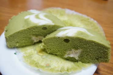抹茶ラテ蒸しケーキ