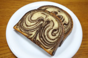 チョコのマーブルパウンドケーキ
