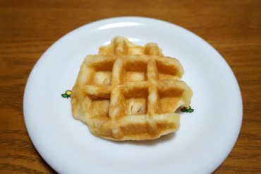 国産小麦のワッフル