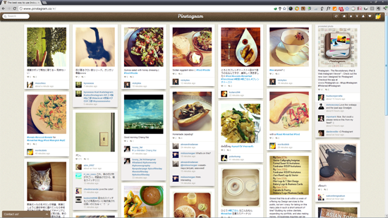 ¡ÚiPad¡ÛPinterestÉ÷¤Î¥¤¥ó¥¿¡¼¥Õ¥§¡¼¥¹¤ÇInstagram¤òiPad¤ÈPC¥Ö¥é¥¦¥¶¡¼¤Ç¸«¤ì¤ë¡¢¥·¥ê¥³¥ó¥Ð¥ì¡¼È¯¤Î¥¢¥×¥ê¡ÉPinstagram¡É¡£