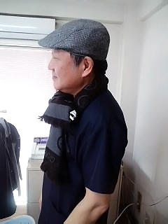 ハンチング帽デビュー♪