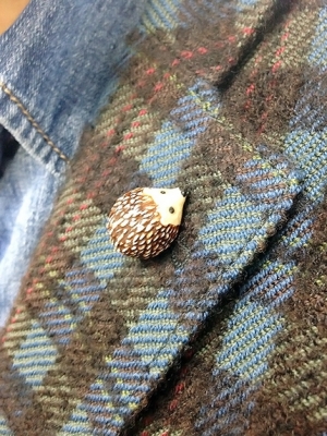 今日のポイントはハリネズミです。