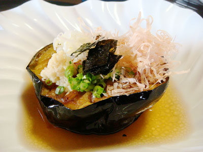 茄子の揚げ出し 弘前 すずめのお宿