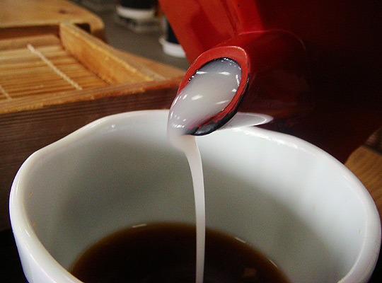 濃厚そば湯