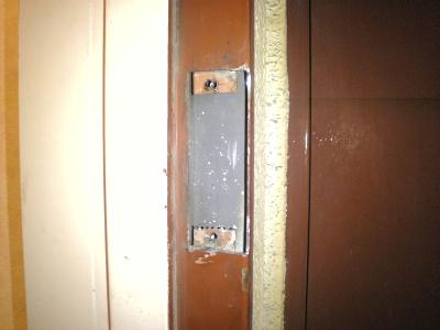 ドア枠の加工完了
