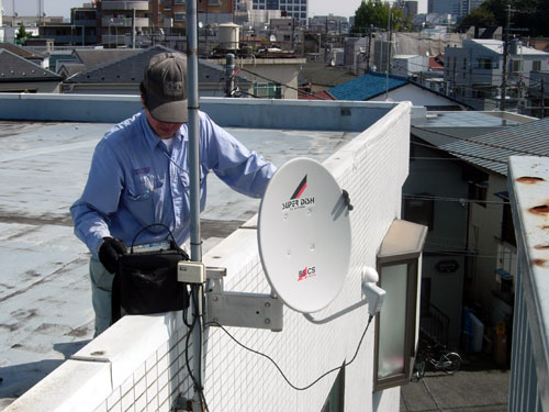 川崎市 Cハウス BS/CS電波測定