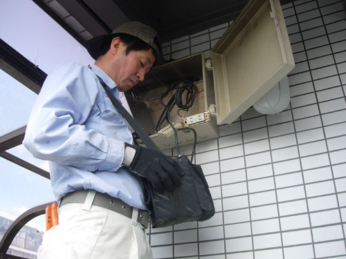 川崎市 Cハウス ブースター交換後レベル測定