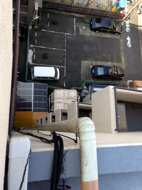 作業前屋上からの様子