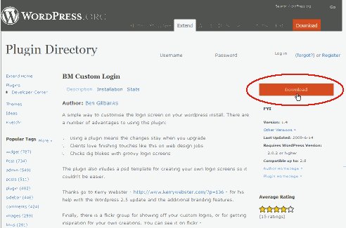 wordpress plugin(bm-custom-login)