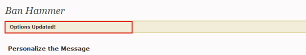 wordpress plugin(Ban Hummer - Updated)