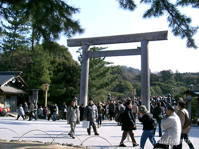 内宮宇治橋鳥居