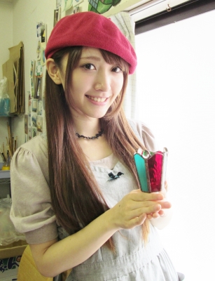 声優グランプリ１２月号 遠藤ゆりかさん ステンドグラス体験 まりね通信